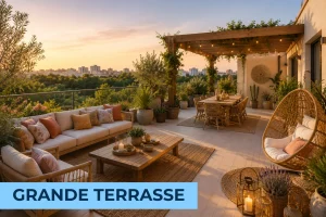 Duplex 5 pieces 4 terrasses esprit village et esprit maison Paris 18e 0 large