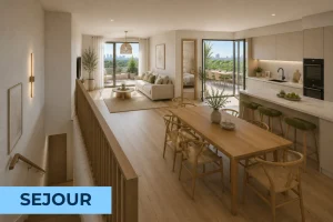 Duplex 5 pieces 4 terrasses esprit village et esprit maison Paris 18e 1 large