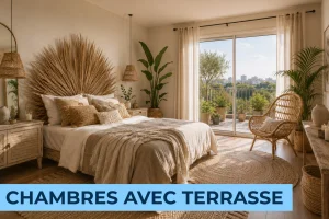 Duplex 5 pieces 4 terrasses esprit village et esprit maison Paris 18e 5 large