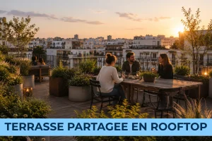 Duplex 5 pieces 4 terrasses esprit village et esprit maison Paris 18e 7 large